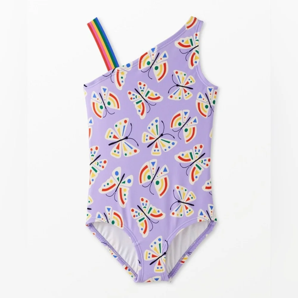 Hanna Andersson Butterfly One Piece Swimsuit